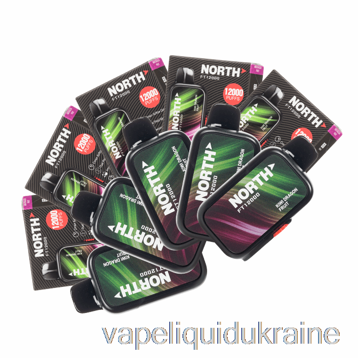 Vape Liquid Ukraine [10-Pack] North FT12000 Disposable